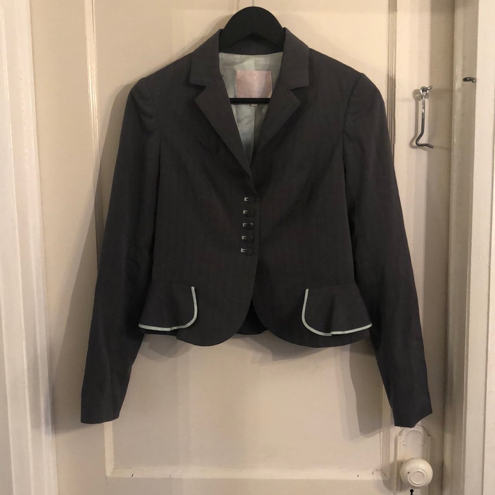 Sweet Rebecca Taylor jacket with ruffle details